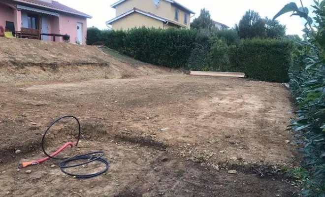 Travaux d'aménagement extérieur, Bourgoin-Jallieu, Martins Espaces Verts